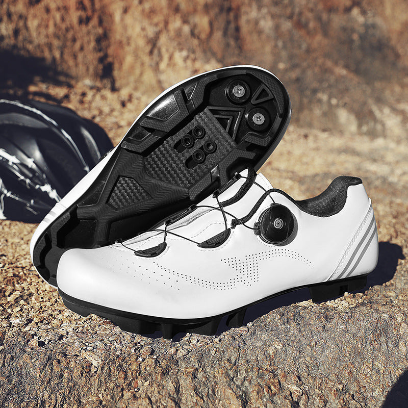Cross-border New Road Car Lock Shoes suit Hard Bottom Breathable Bike Shoes Men's Lockless Mountain Bike Sports Bicycle Shoes