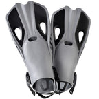 Professional Lightweight Diving Flipper Long Fingers Swimming Diving Adult Children Adjustable Siamesed Power Duck Flipper