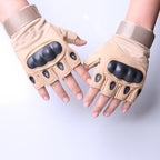 Tactical Gloves for Men, Sports Outdoor Mountaineering Combat Protection, Military Training, Wear-Resistant Cycling Gloves, Half-Finger Cross-Border