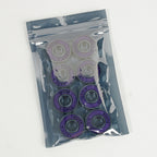 Double row skate wheels 608RS bearing silent skateboard roller skates universal chrome steel high speed color roller