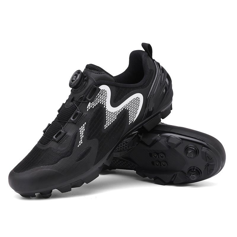 Self-Propelled Bicycle Road Mountain Cycling Shoes Men's Casual Flat Pedal Non-Locking Flat Bottom Locking Hard Bottom Women's Shoes Non-Locking Wholesale