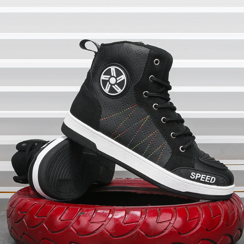 Motorcycle Shoes, Motorcycle Riding Shoes, Men's All-Season Off-Road Motorcycle Boots, Racing Short Boots, Off-Road Riding Short Boots
