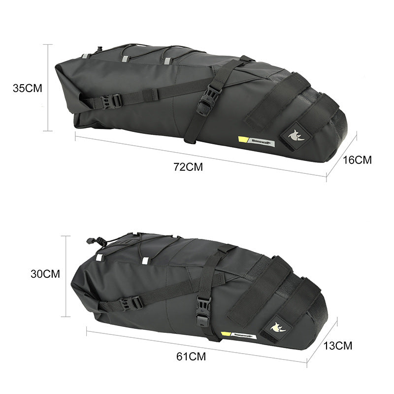 Rhinowalk Rhino Walking 10L Sewing Bag Waterproof Big Tail Bag Riding Tail Bag Bicycle Bag Saddle Bag