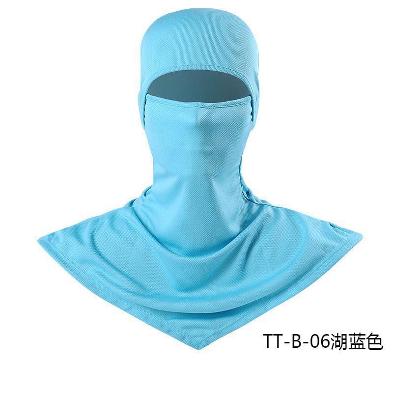 Summer Fishing Full Face Sun Protection Mask Outdoor Dustproof and Anti-Uv Hood Breathable Quick-Drying Sweat-Absorbent Cycling Hood
