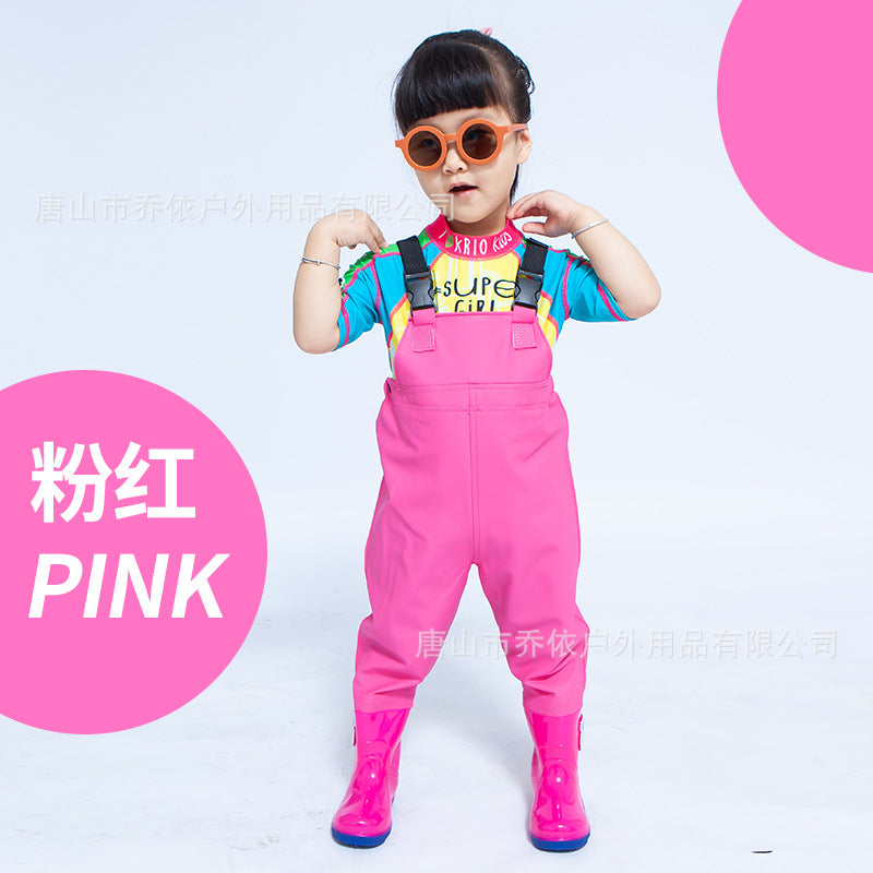 Gj Kidsren's Water Play Clothes, Sand Play, Water Artifact, Kidsren's Waders, Beach Toys, Kindergarten Toys, Waterproof and Anti-Dirty