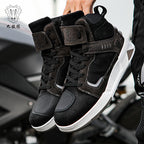 Encrypted Delivery Four-Season Motorcycle Riding Shoes Breathable Biker Boots Road Racing Shoes Mountain Running Commuting Shoes