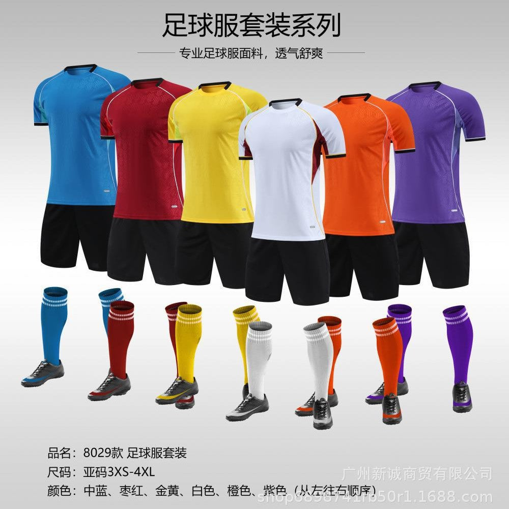 Football Uniform Suit for Men and Women, Adult Football Game Team Uniform, Kidsren's Training Uniform, Football Uniform, Custom Printed Number