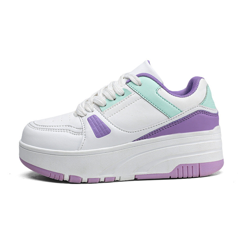 Student walking shoes four-wheel children's roller skating shoes men's and women's detachable ultra-light version shoes with wheels in stock wholesale