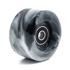 Double-row roller skates PU high elastic shock absorption mixed color wheel four-wheel skates non-luminous wheel roller skate universal wheel