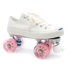 Double-row skates cat claw rubber brake head roller skates adjustable brakes skates wear-resistant ice point
