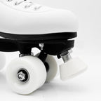 Double-row roller skates adjustable rubber brake head four-wheel roller skates point ice skates wear-resistant brakes