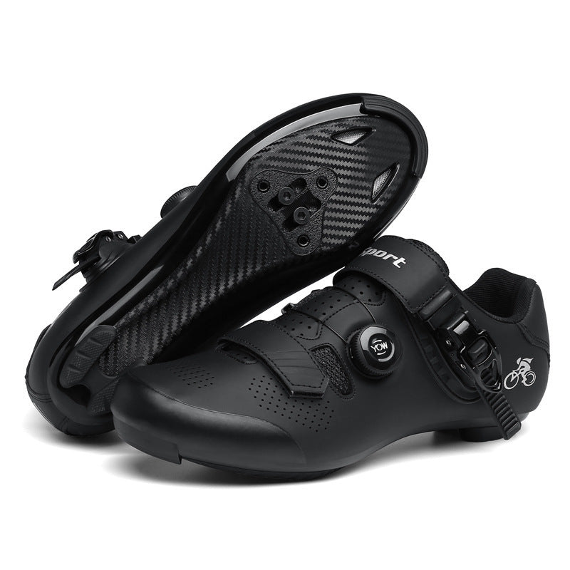 Factory Direct Supply Cross-border plus size Riding Shoes Hard Sole Outdoor Mountain Bicycle Lock Shoes Breathable Road Bike Shoes
