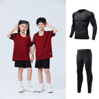 Football Uniform Set with Printed Numbers for Male and Female Students Badminton Training Uniforms Adult Game Team Uniforms Kindergarten Class Uniforms