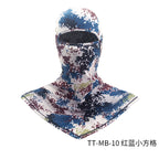 Summer Fishing Full Face Sun Protection Mask Outdoor Dustproof and Anti-Uv Hood Breathable Quick-Drying Sweat-Absorbent Cycling Hood