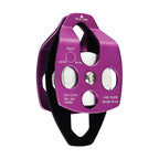 New outdoor rescue side plate type double pulley hoisting mountaineering rock climbing pulley mountaineering double pulley block with bearing