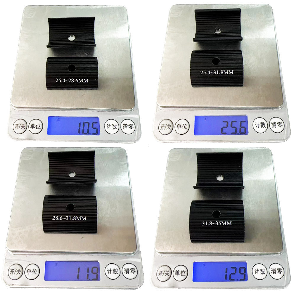 Bicycle handlebar conversion film 25.4 to 31. 8MM /31.8 to 35MM aluminum alloy handle vertical gasket reducer sleeve
