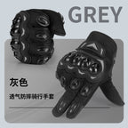 Anti-Slip New Touch Screen Anti-Scratch Gloves for Motorcycle Riding, Off-Road, Road, Outdoor, Wear-Resistant Handlebar Gloves, Cross-Border Hot-Selling Item