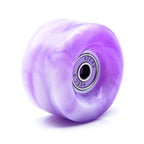 Double-row roller skates PU high elastic shock absorption mixed color wheel four-wheel skates non-luminous wheel roller skate universal wheel