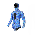 Split Diving Suit 3mm Deep Snorkeling Swimming Long Sleeve Cold-proof Warm Elastic Surf Fishing Jellyfish Suit Fish Hunting Suit