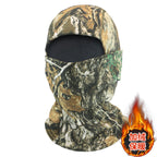 Camouflage Fleece-Lined Hood for Cycling, Dustproof, Men's Warm Fishing Mask, Face Covering, Face Protection, Windproof Hood, Winter