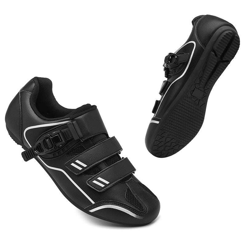 2024 Cross-border New Road Self-locking Riding Shoes Hard Sole Mountain Bike Shoes Power Bicycle Lock Shoes Men's Riding