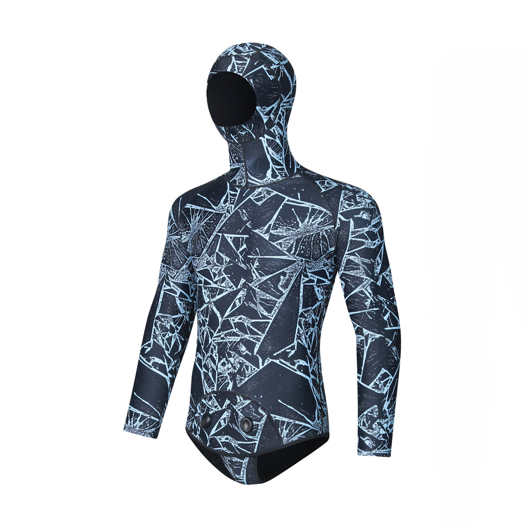 Split Diving Suit 3mm Deep Snorkeling Swimming Long Sleeve Cold-proof Warm Elastic Surf Fishing Jellyfish Suit Fish Hunting Suit
