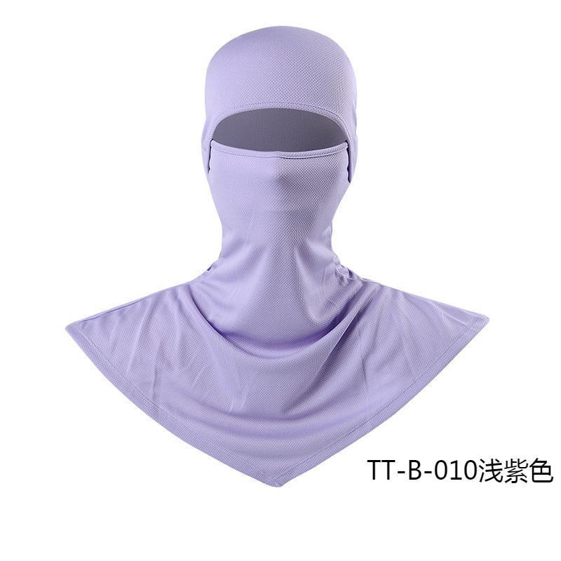 Summer Fishing Full Face Sun Protection Mask Outdoor Dustproof and Anti-Uv Hood Breathable Quick-Drying Sweat-Absorbent Cycling Hood