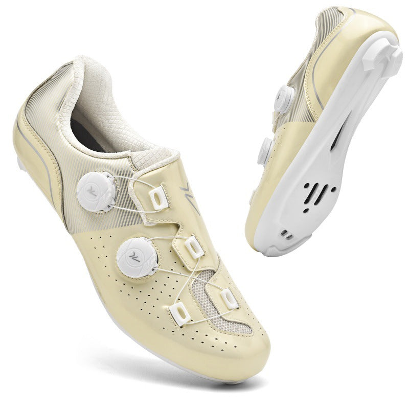 Cycling Shoes Outdoor Riding Shoes Non-Lock Rubber Sole Road Sole Mountain Sole Outdoor Cross-Border Popular Double Buckle Lock Shoes