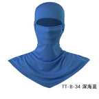 Summer Fishing Full Face Sun Protection Mask Outdoor Dustproof and Anti-Uv Hood Breathable Quick-Drying Sweat-Absorbent Cycling Hood