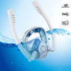 2025 new diving mask anti-fog anti-choking swimming snorkeling mask breathing separation double tube full dry breathing tube