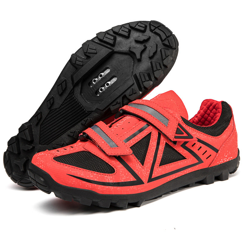 210850 Cross-Border Men's and Women's Outdoor Leisure Lock-Free Shoes Road Bike Mountain Bike Cycling Shoes Couple's Bicycle Shoes
