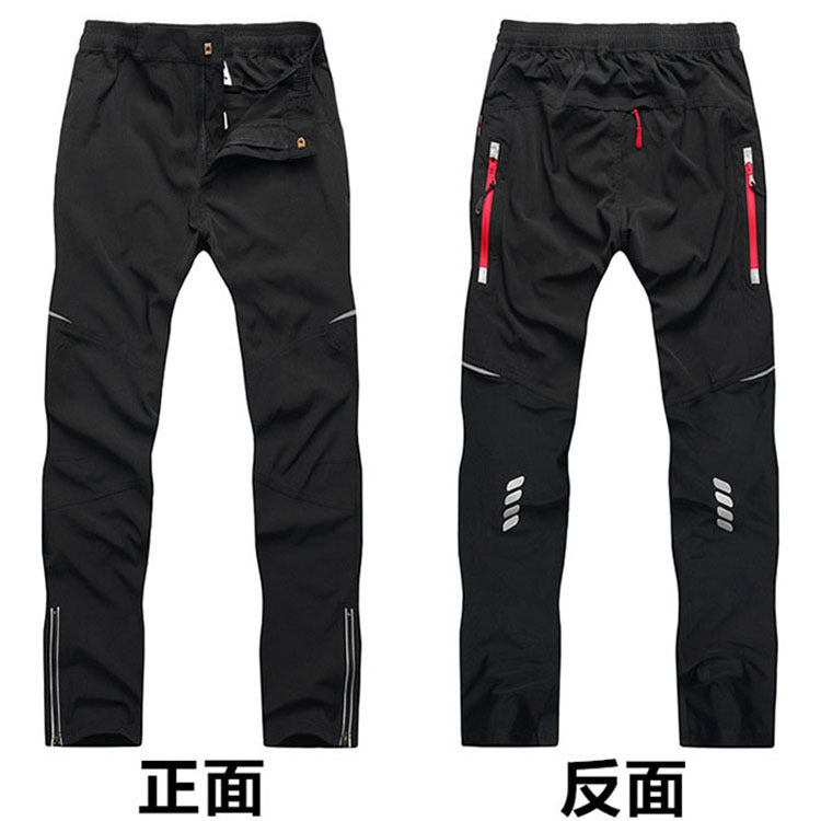 Outdoor Leisure mountaineering quick-drying pants printed men's thin summer hiking fishing stretch quick-drying sports riding trousers