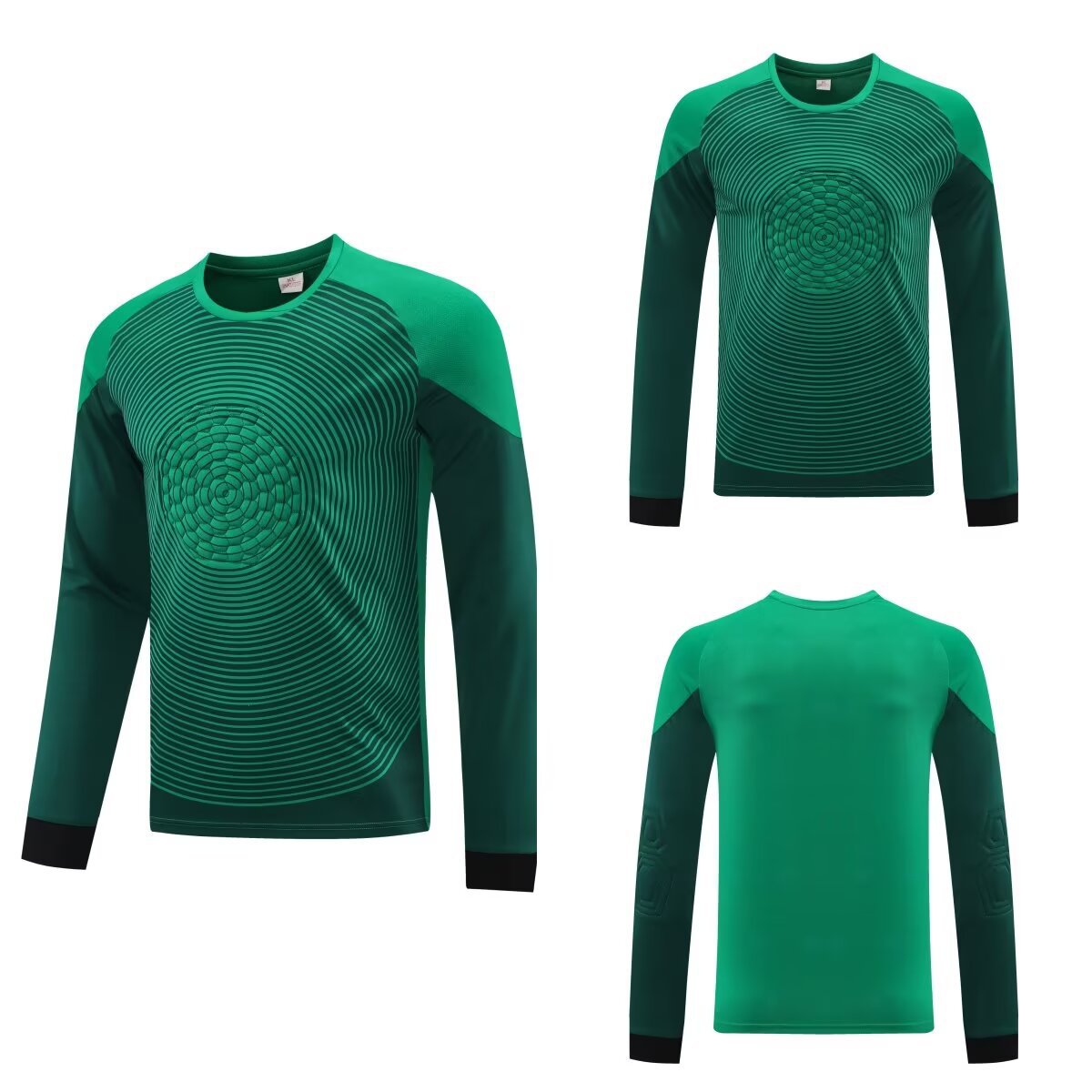 2025 Football Goalkeeper suit Long Sleeve Competition Training Team Uniform Breathable Children's Cross-border Foreign Trade Jersey Printable