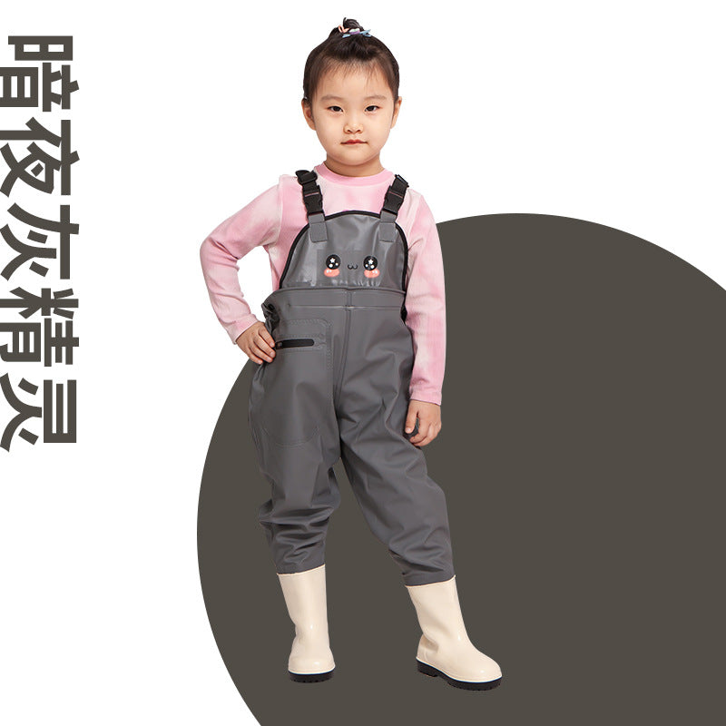 Children play water clothes play sand play water artifact kindergarten toys children's water pants beach toys waterproof anti-dirty clothes