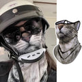 Summer Sun Protection Mask, Full-Face Thin Veil, Face Mask, Neck Protection, Neck Hanging Ear Mask, Outdoor Sunshade, Floral Breathable Cycling Veil