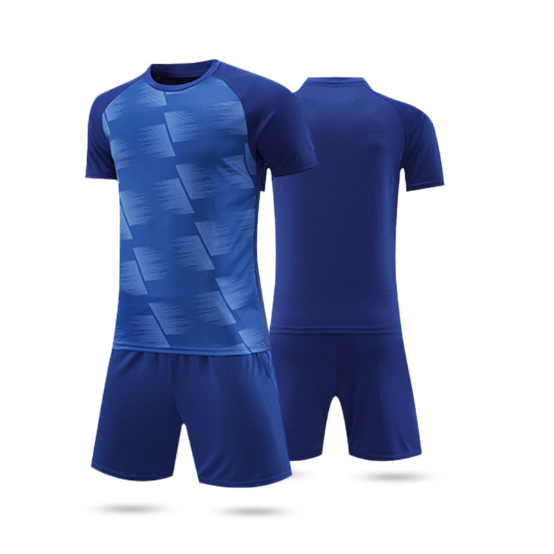 Football Uniform Suit Customized Light Version Adult and Children's Game Training Uniform Summer Breathable Sweat-Absorbent Jersey Drop Shipping
