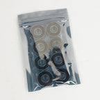 Double row skate wheels 608RS bearing silent skateboard roller skates universal chrome steel high speed color roller