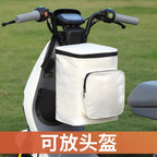 Cross-border Electric Car Helmet Hanging Bag Large Battery Car Waterproof Front Pocket Yadi Emma Artifact Raincoat Storage