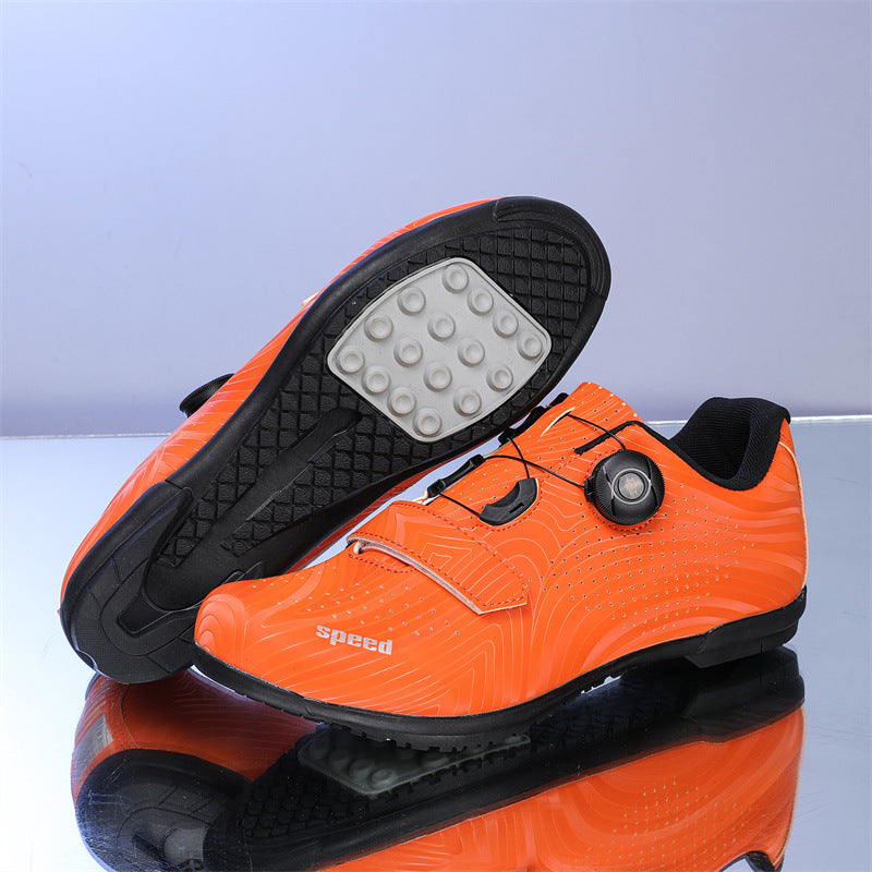 2025 New Cross-border Random Riding Road Men's and Women's Mountain Lock Shoes Bicycle Outdoor Boosting Bicycle Shoes