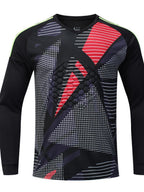 Goalkeeper Goalkeeper Uniform Breathable Adult and Children's Long-Sleeved Tops Cross-Border Popular Quick-Drying Printed Sports Football Uniform