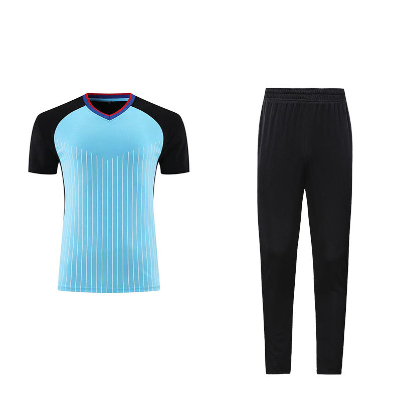 Quick-drying match basketball referee clothes top sweat-absorbent breathable football referee clothes volleyball coach clothes suit short sleeve pass