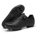 Bicycle Shoes, Cycling Shoes, Men's and Women's Road Bike Lock Shoes, Mountain Bike Assist Shoes, Hard-Soled, Lightweight, Breathable, Outdoor