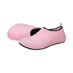 Striped beach shoes snowflake shoes socks beach socks diving snorkeling shoes indoor fitness shoes solid color yoga shoes