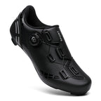 Road bike lock shoes hard bottom factory direct men's and women's mountain bike bicycle shoes lockless cycling shoes lock pedal suit