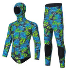 Split Diving Suit 3mm Deep Snorkeling Swimming Long Sleeve Cold-proof Warm Elastic Surf Fishing Jellyfish Suit Fish Hunting Suit