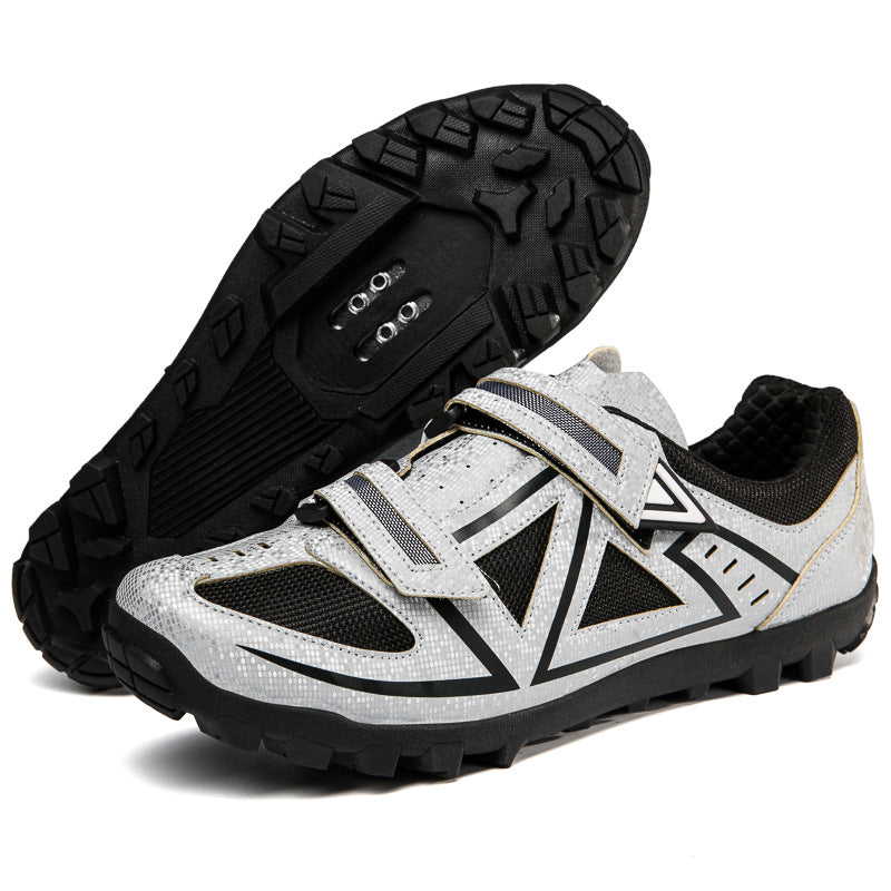 210850 Cross-Border Men's and Women's Outdoor Leisure Lock-Free Shoes Road Bike Mountain Bike Cycling Shoes Couple's Bicycle Shoes