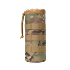1000D Outdoor Mountaineering MOLLE Tactical Kettle Bag Travel Thermos Cup Kettle Bag 1.5L Water Cup Kettle Storage