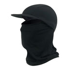 Ice Silk Headgear with Hat Brim Summer Sunscreen Cooling Mask Outdoor Cycling Running Sweat Absorbing Breathable Headgear