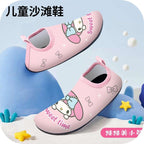 Cartoon Children's Beach Shoes Hard Sole Wading Shoes Diving Equipment Snorkeling Shoes and Socks Barefoot Swimming Shoes Diving Socks Quick-drying