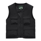 Outdoor Photographer Waterproof Vest Sleeveless Quick-drying Multi-pocket Quick-drying Fishing Vest Men's Thin Climbing Vest